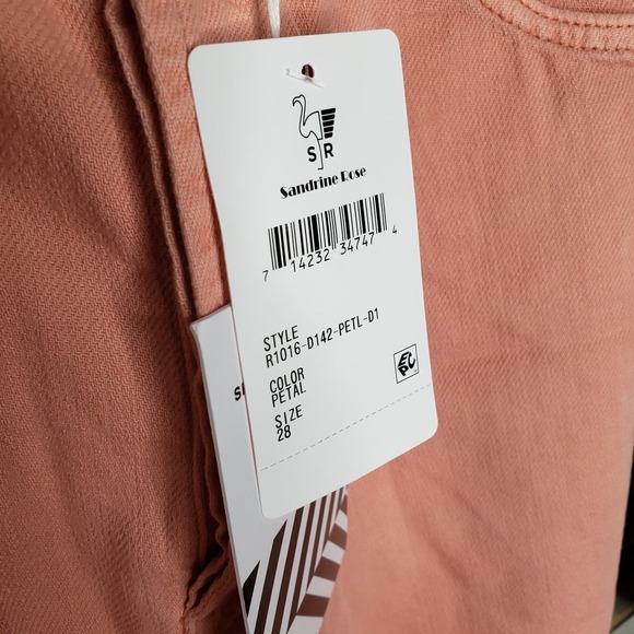 NWT Sandrine Rose High Rise wide leg pants size 28 - Picture 7 of 9